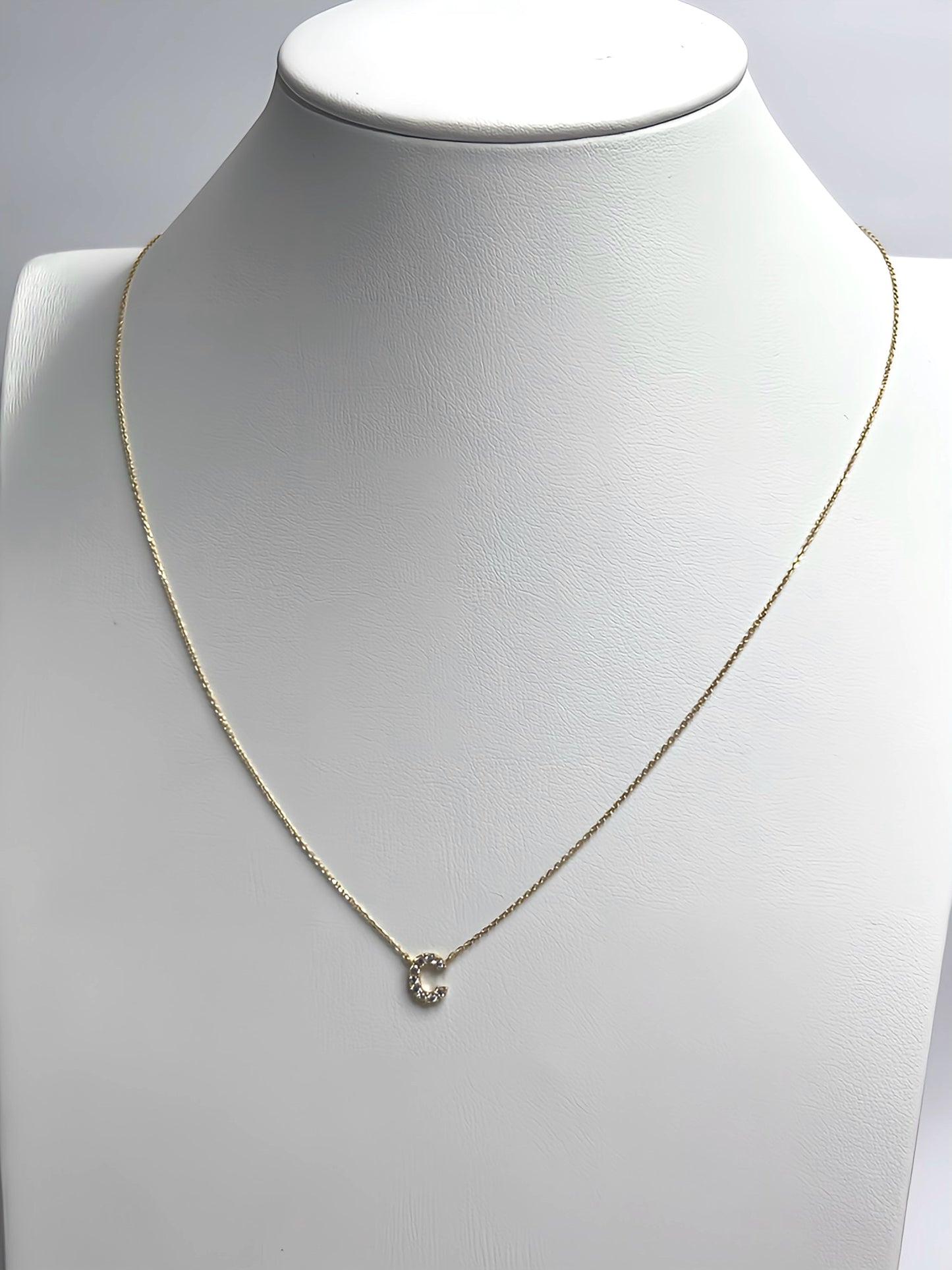 Initial necklace C