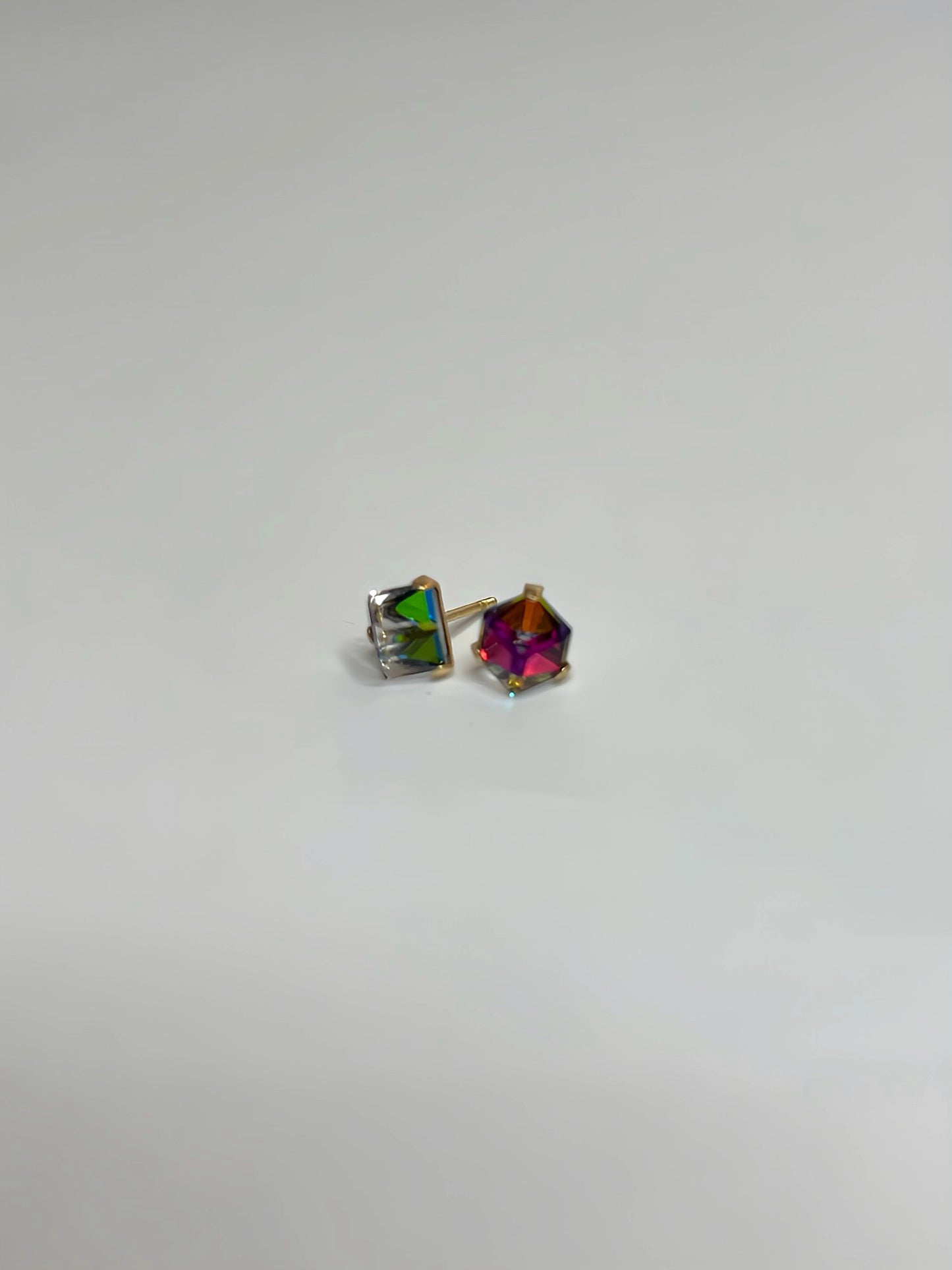 Crystal stud earrings