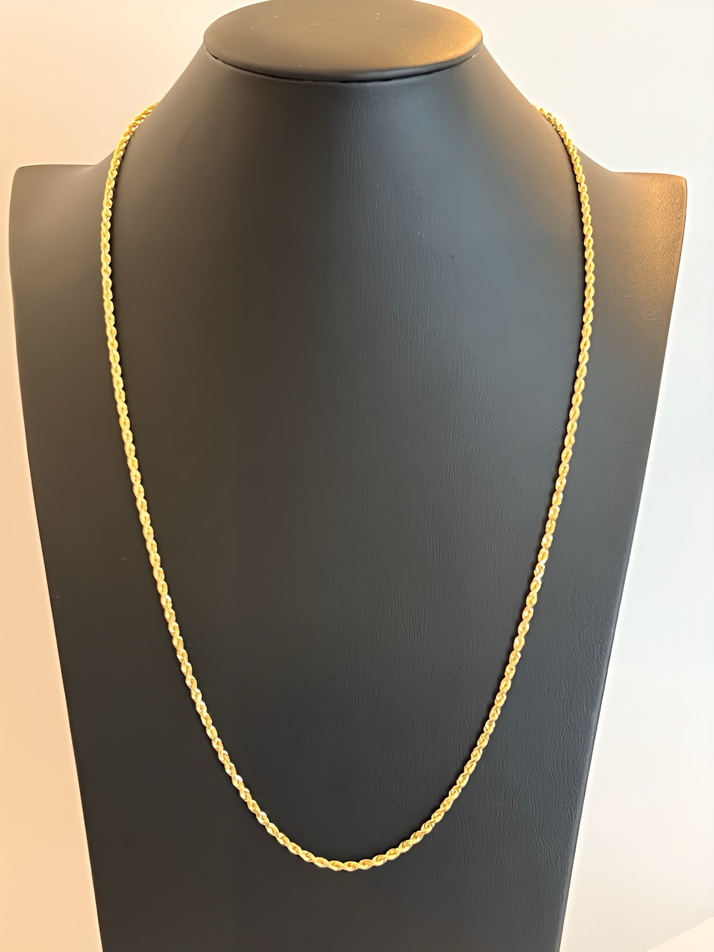 Men’s rope chain necklace