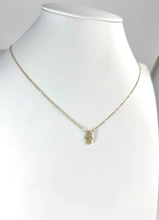 Hamsa necklace